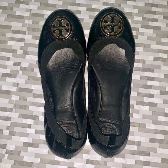 Tory Burch Shoes - [Tory Burch] Black Patent Reva Ballet Flats - 8M